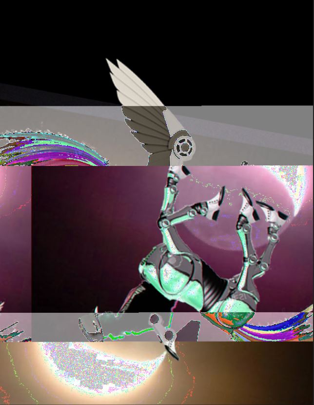 Michael Jackson Cyborg Glitch